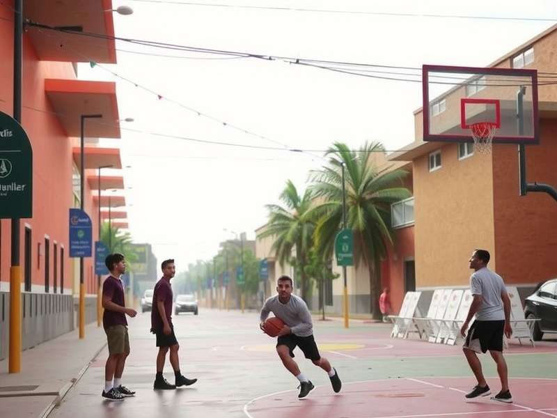 Indian Street Basketball Courts